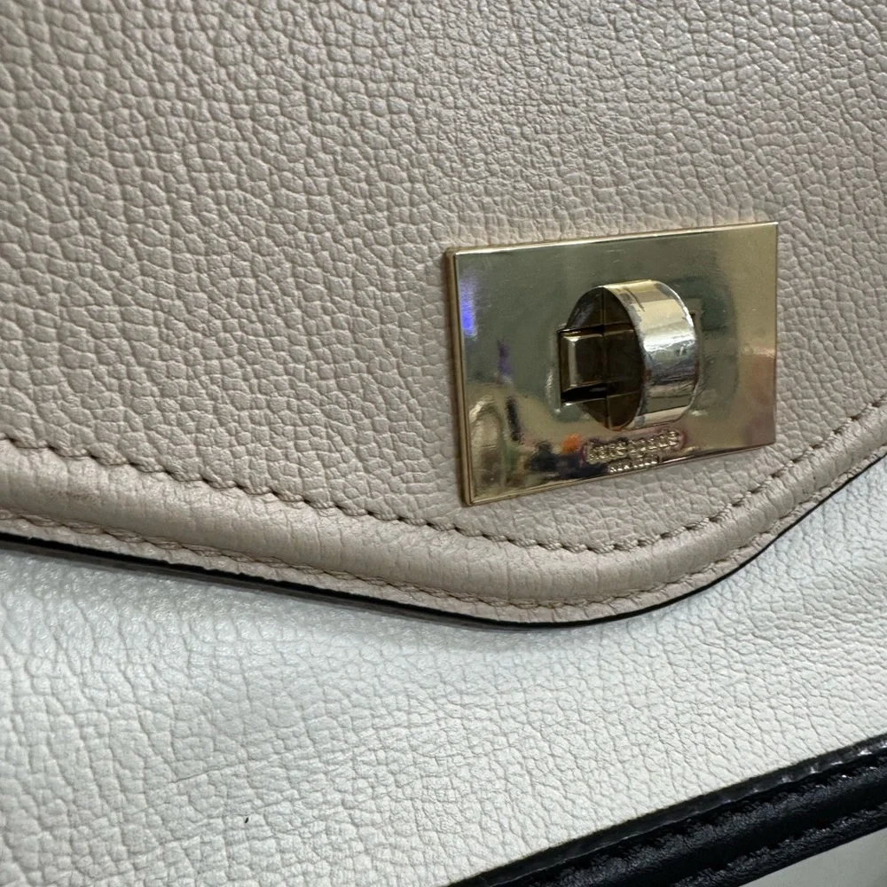 Kate Spade Color Block Satchel storybook lining